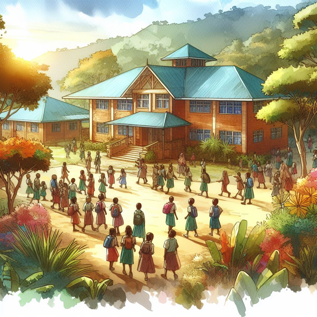 la Banani International School è stata fondata sui principi dell'insegnamento bahá'í, con un focus speciale sull'empowerment delle ragazze attraverso l'educazione