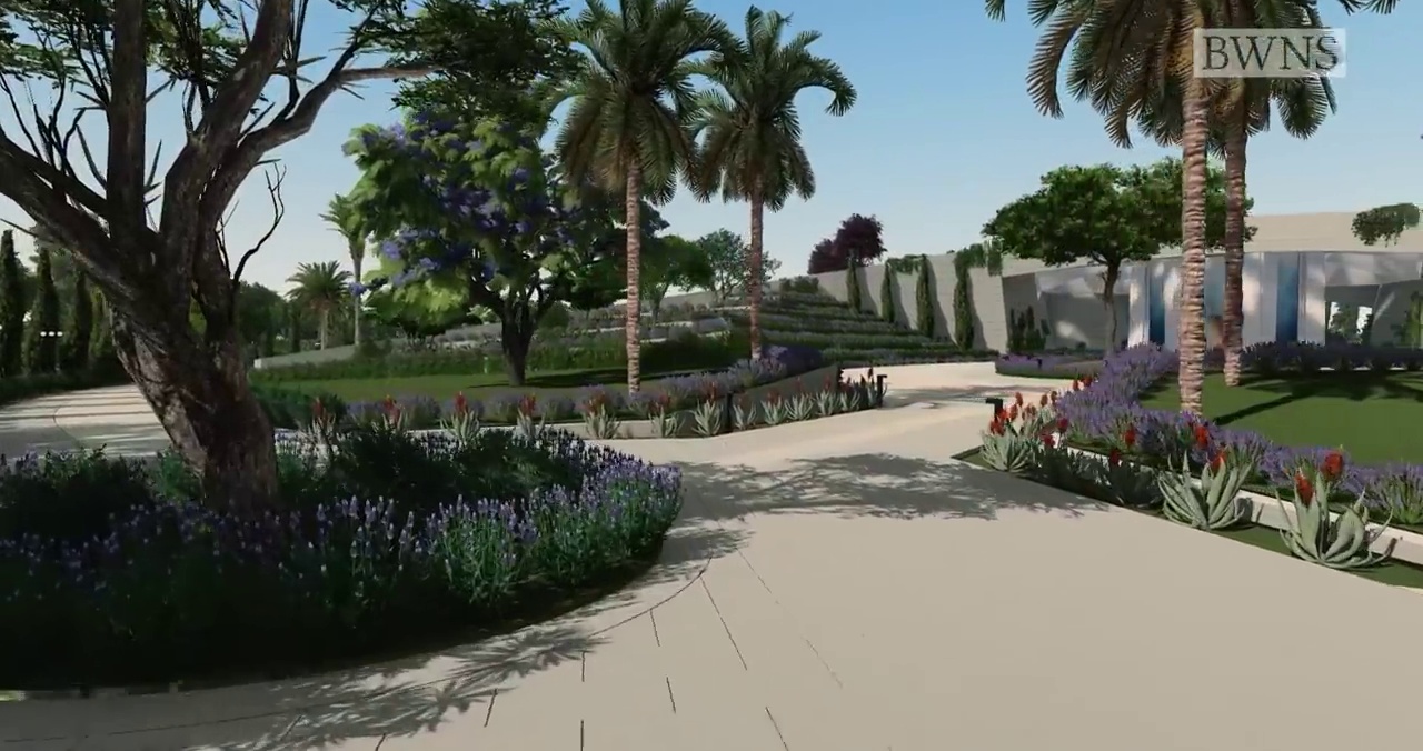 simulazione pogetto di costruzione del tempio di ‘Abdu’l-Bahá