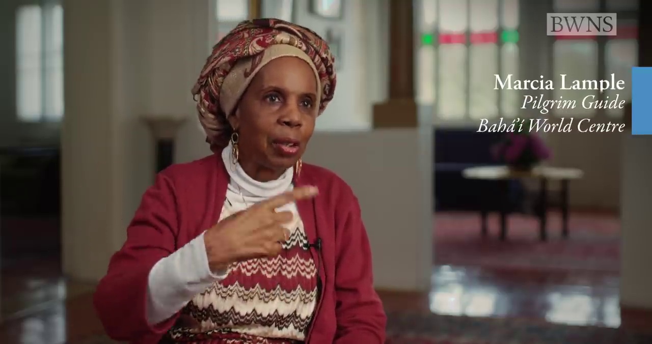 guida dei pellegrini baha'i racconta il progetto di costruzione del tempio di ‘Abdu’l-Bahá