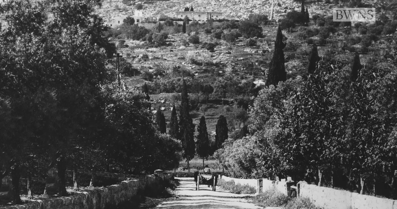 Monte Carmelo prima della costruzione del tempio di ‘Abdu’l-Bahá