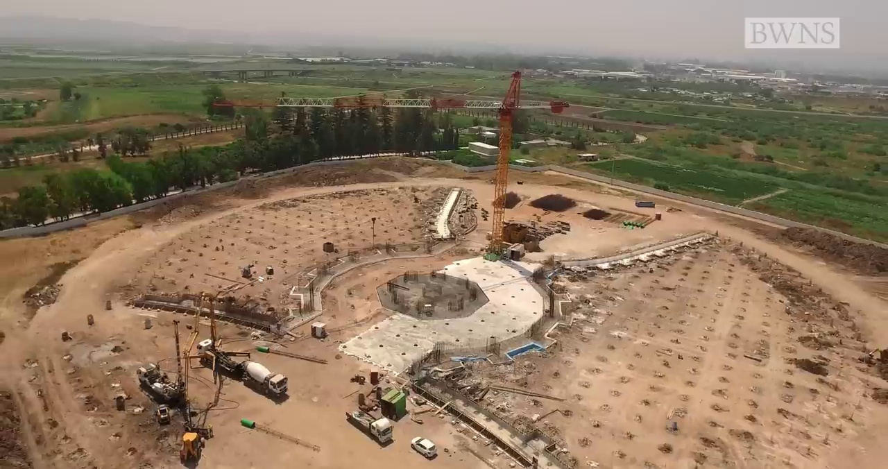 fase iniziale del progetto di costruzione del tempio di ‘Abdu’l-Bahá