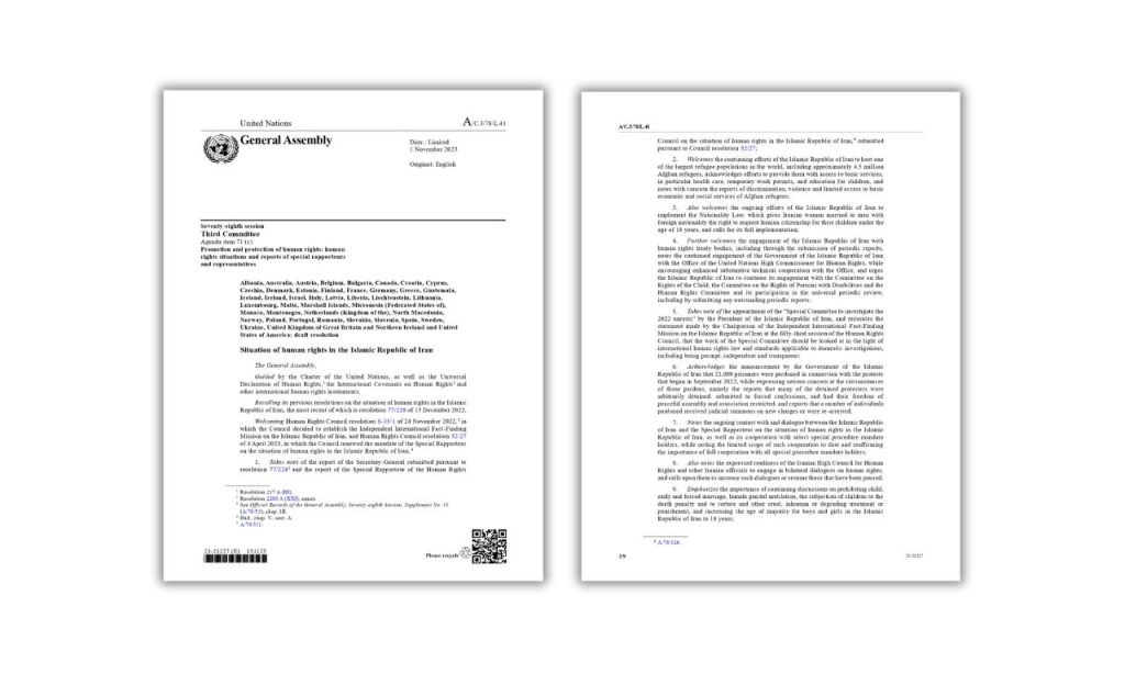 risoluzione Nazioni Unite persecuzione dei Bahai in Iran