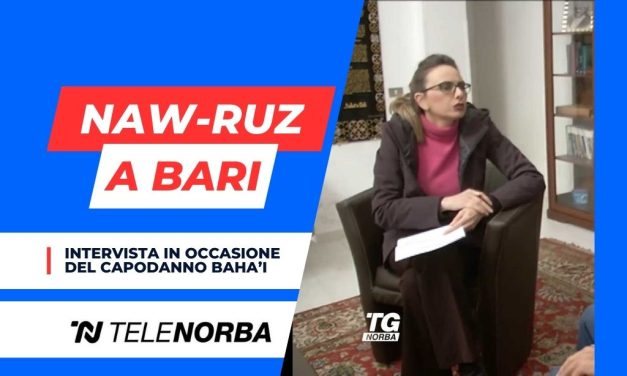 Intervista di Tele Norba sul Naw-Ruz a Bari